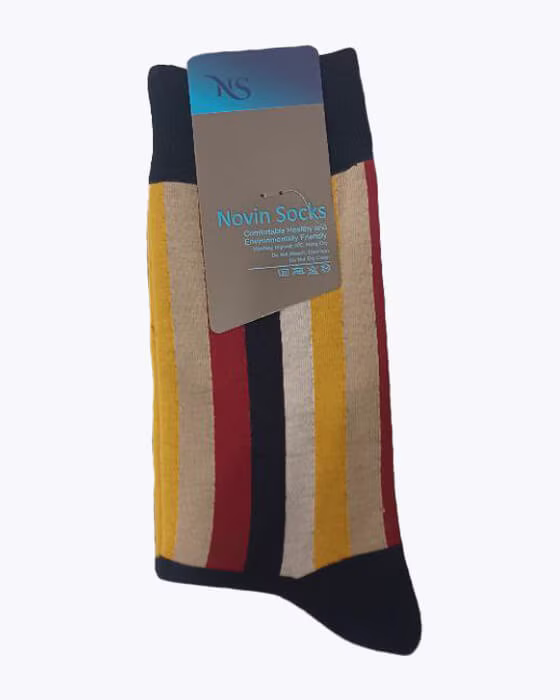 جوراب کلاسیک مردانه طرحدار جوراب نوین